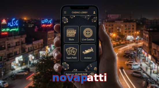 Main screen of Novapatti app page for PK players