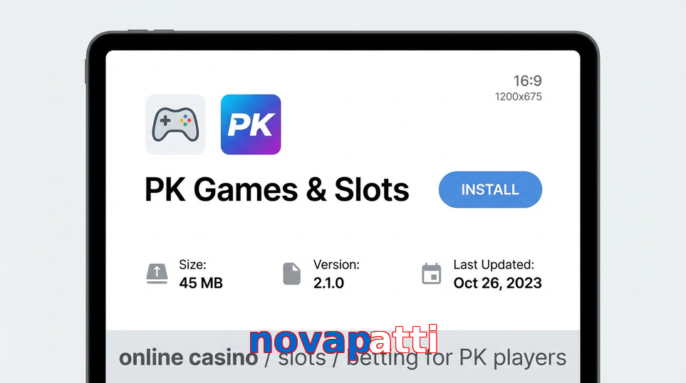 Game list for Novapatti gameapk section